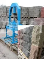 Пресс для колки камня, облицовочного кирпича, декоративных блоков